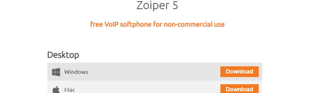 Zoiper для ПК